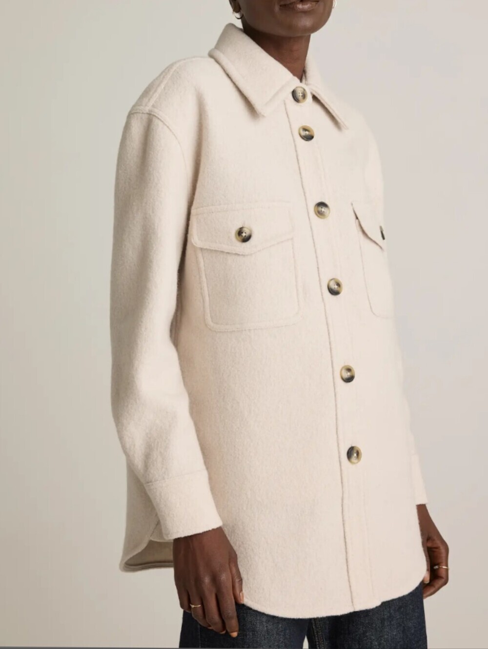 Quince Boiled Merino Wool Shirt Jacket